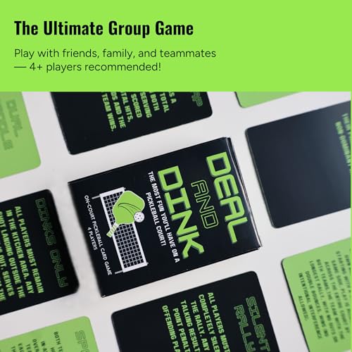 On-Court Pickleball Card Game for Fun, Strategy, and Competition – The Best Pickleball Gift for Players of All Levels! - color: Green
