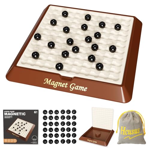 Magnet Game, Board Games for Kids 8-12, Family Games for Kids and Adults, Magnetic Game Chess with Storage Board for Family Game Night, 2-4 Players