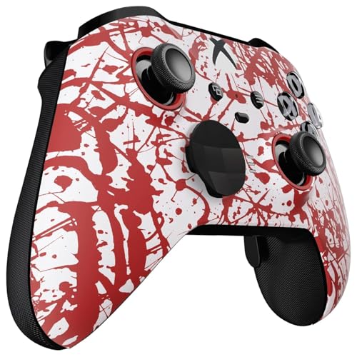 Custom Controllerzz Elite Series 2 Controller Compatible With Xbox One, Xbox Series S, and Xbox Series X (Blood Splatter) - color: Blood Splatter