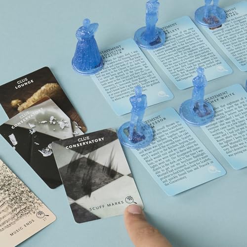 Clue Advent Calendar: Secrets Under Snowfall | 24 Days | Family Mystery Games | with 6 Winter-Themed Tokens and Surprise | Ages 10+ | 1+ Players