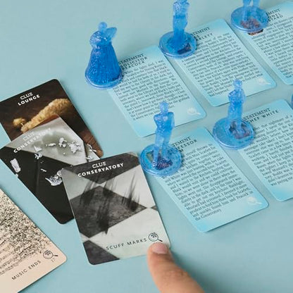 Clue Advent Calendar: Secrets Under Snowfall | 24 Days | Family Mystery Games | with 6 Winter-Themed Tokens and Surprise | Ages 10+ | 1+ Players