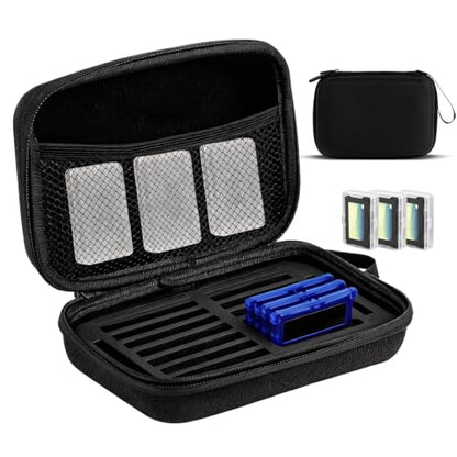 Carrying Case for Gameboy Game Cartridges, Portable Protective Case for Gameboy Advance and SP Games, Holds 20 Game Cartridges, Comes with 3 Small Clear Cases - style: Cartridges