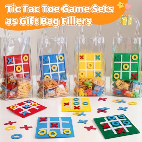 72 Pcs Tic Tac Toe Board Game for Kids and Family, Tic Tac Toe Birthday Party Favors, Easter Goodie Bag Stuffers for Kids, Classroom Prizes Elementary and Mini Games for Travel