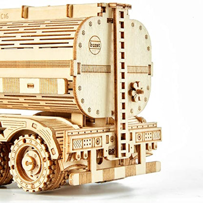 3D Wooden Puzzles Truck Model Kits, Brainteaser and Puzzle for Christmas/Birthday,Gifts for Adults and Teens to Build Combination - style: Truck
