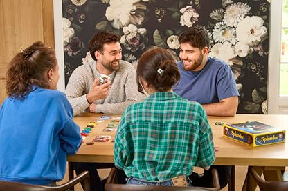 Asmodee Splendor Board Game - Gem Trading & Engine-Building Strategy for Adults & Families, Adult Board Games, Family Fun for Adults, 2-4 Players Ages 10+, 30 Minute Playtime | Build a gem empire, recruit noble patrons, and earn prestige through strategic
