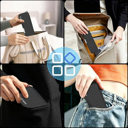 Portable Hard Case for DJI Osmo Pocket 4/3 Xtra Muse Camera Accessories (Long, black) - color: Long, black