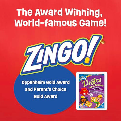 ThinkFun 7706-T Zingo Word Builder Early Reading Game - Award Winning Game for Pre-Readers and Early Readers