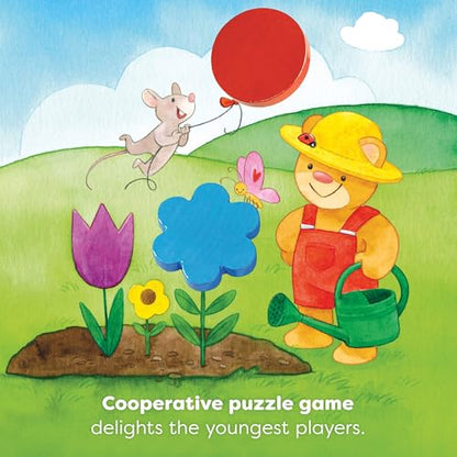 HABA My Very First Games – Teddy’s Colors & Shapes Educational Games & Toddler Activities with Wooden Pieces for Learning Colors, Shapes & Turn-Taking
