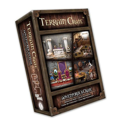 Mantic Games Terrain Crate - Adventurer's Crate Large Size Set | Highly-Detailed 3D Miniatures | Pre-Assembled Scenery Tabletop Game Accessory for Wargames, Board Games and RPGs | Made by Mantic Games