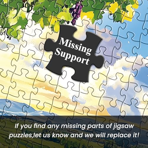 Jigsaw Puzzles 500 Pieces for Adults Natural Wine Estate, 500 Piece Vineyard 500 Piece Puzzles for Adults, Activity Game, Puzzle Great Gift for Friends 20.5 * 15 Inch - style: Wine Estate