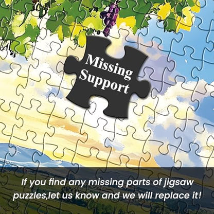 Jigsaw Puzzles 500 Pieces for Adults Natural Wine Estate, 500 Piece Vineyard 500 Piece Puzzles for Adults, Activity Game, Puzzle Great Gift for Friends 20.5 * 15 Inch - style: Wine Estate