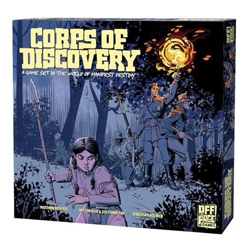 Corps of Discovery – Cooperative Adventure Board Game by Off the Page Games | 1–4 Players | Ages 14+ | 45–75 Min - Origins Award Nominee - style: Base Game
