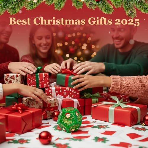 kykake 2026 Santa Swap Gift Exchange Dice,Exchange Gifts,Christmas Stocking Stuffers for Teen Men Women, Anniversary Birthday Gifts for Men Women, Large Dice Party Gifts for Xmas - color: Green-a