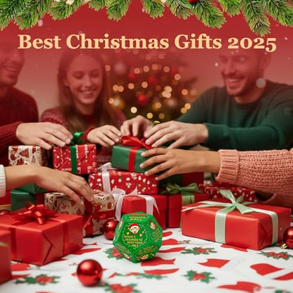 kykake 2026 Santa Swap Gift Exchange Dice,Exchange Gifts,Christmas Stocking Stuffers for Teen Men Women, Anniversary Birthday Gifts for Men Women, Large Dice Party Gifts for Xmas - color: Green-a