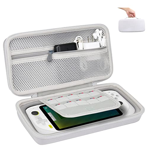 Aenllosi Hard Case for Logitech G Cloud Gaming Handheld, White | Hard shell construction, Water-resistant design, Impact-resistant design, Protective case only - color: White