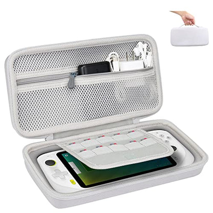 Aenllosi Hard Case for Logitech G Cloud Gaming Handheld, White | Hard shell construction, Water-resistant design, Impact-resistant design, Protective case only - color: White