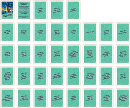 Trainers Warehouse Unzip It! Deck - Favorites | Conversation Starters | Stimulate Conversations | Set of 30 Unique Prompt Cards (Favorites Deck Only) - color: Favorites Deck Only
