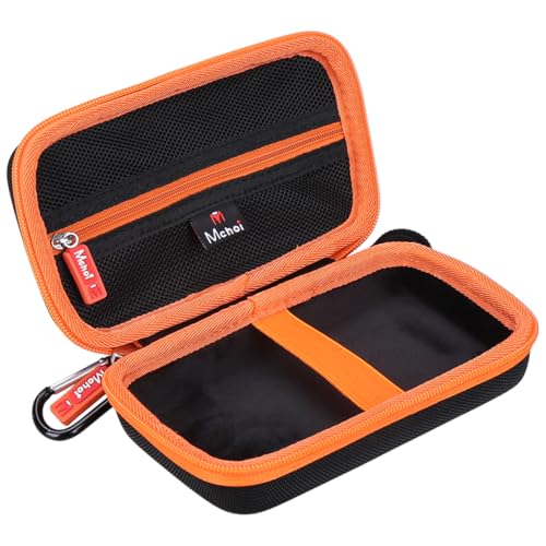 Hard Carrying Case for My Arcade Atari Pocket Player Pro, Pac-Man & Bubble Bobble Handheld Console, Shockproof EVA Protective Cover with Mesh Pocket & Elastic Strap, Retro Game Storage Bag