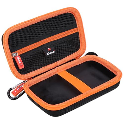 Hard Carrying Case for My Arcade Atari Pocket Player Pro, Pac-Man & Bubble Bobble Handheld Console, Shockproof EVA Protective Cover with Mesh Pocket & Elastic Strap, Retro Game Storage Bag