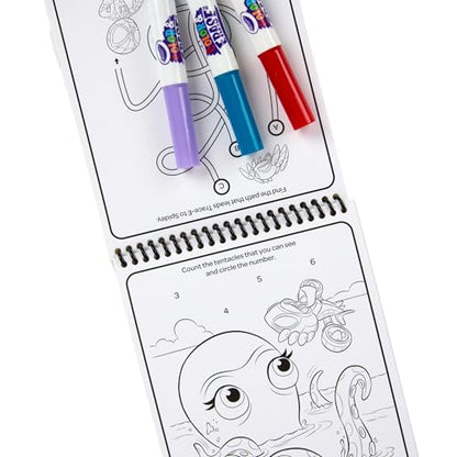 Crayola Color & Erase Reusable Activity Pad - Spidey and His Amazing Friends, Erasable Coloring Pages, Spiderman Toy for Toddlers, Travel Activity - style: Reusable Activity Pad