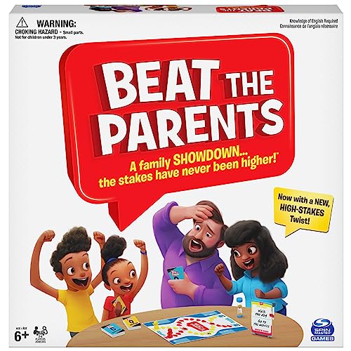 Spin Master Games, Beat The Parents Classic Family Trivia Game, Kids vs Parents for Ages 6 and up - color: Beat the Parents-older Version