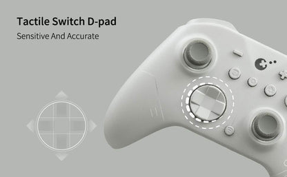 GuliKit ES Wireless PC Controller –3.25ms Low Latency,Hall Effect Joysticks | For PC/Steam/Switch/Android/iOS, Anti-Drift/Anti-Snapback,Switch 2 Wakeup,Gyro Motion Aim,30H Battery, Hall Trigger - color: ES-Hall Joysticks-Grey