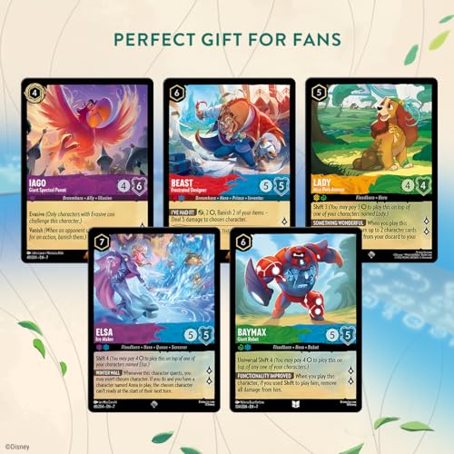 Ravensburger Disney Lorcana TCG: Archazia's Island Single-Player Starter Deck - Amethyst & Steel | Engaging Gameplay | Over 200 Original Disney Artworks | Ideal for Ages 8+