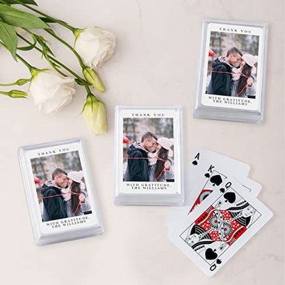 WEDDINGSTAR Custom Photo Printed Playing Card Favor (1, Timeless Snapshot) - color: Timeless Snapshot