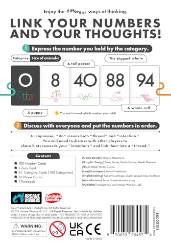 Arcane Wonders ito | Cooperative Strategy Party Card Game for Ages 8 Plus | 2 to 10 Players | Secret Clue Category Challenge for Families Groups Classrooms | Fast Communication Activity for Night