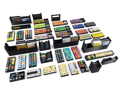 Board Game Insert for Too Many Bones - Complete Set - incl. Chip Upgrade - color: Black, size: #01 - Complete set - inkl. Chip Trays