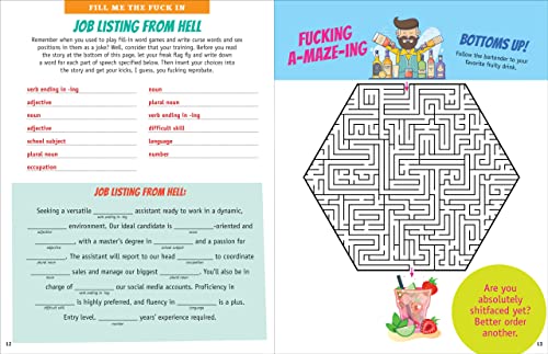 It's All F*cking Fun and Games (Profanity-littered word searches, crosswords, cryptograms, mazes, and more!)