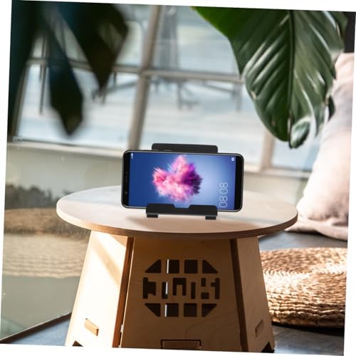 HOMSFOU Handheld Console Stand Lightweight Portable Gaming Console Base Anti-Skid Design for and Switch Sturdy Construction for Enhanced Gaming Experience - color: Black