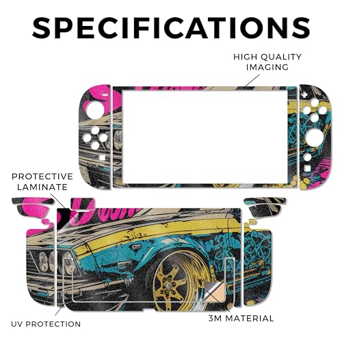 Glossy Glitter Gaming Skin Compatible with Nintendo Switch 2 Console Only - Camber - Premium 3M Vinyl Protective Wrap Decal Cover - Easy to Apply | Crafted in The USA by MightySkins - color: Camber, size: Switch 2 Console Skin Only, style: Glossy Glitter