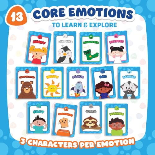 ThinkPsych Feelings Bingo | Act It Out Emotion Game | Social Emotional Learning | Play Therapy Games, Classrooms, and Family Game Night | Gift Idea for Kids Ages 5+ | 2-6 Players