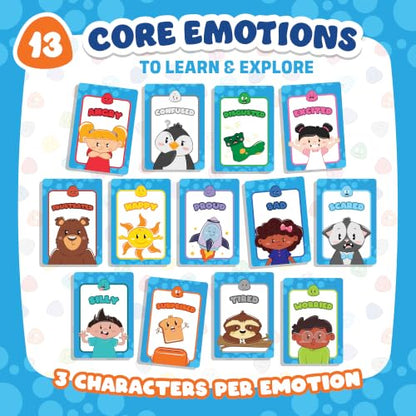 ThinkPsych Feelings Bingo | Act It Out Emotion Game | Social Emotional Learning | Play Therapy Games, Classrooms, and Family Game Night | Gift Idea for Kids Ages 5+ | 2-6 Players