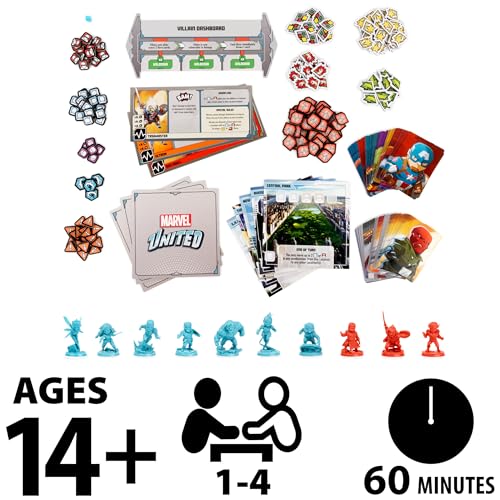 Spin Master Games Marvel United, Superhero Card Strategy Board Game Comic Bundle with Spiderman and Dr. Strange Expansion, for Adults & Kids Ages 14+ (Amazon Exclusive) - color: Marvel United Superhero Bundle