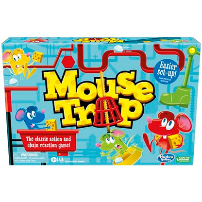 Hasbro Gaming Mouse Trap Board Game for Kids Ages 6 and Up,Classic Kids Game