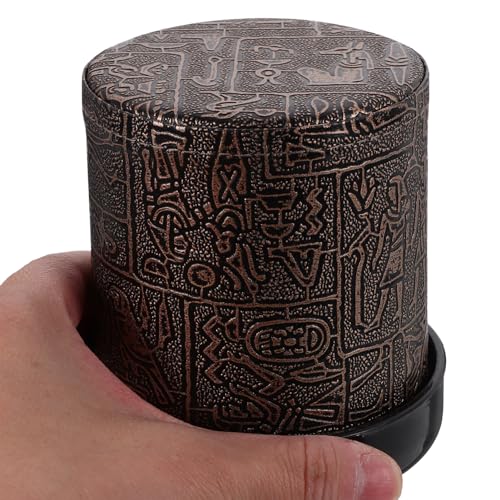 1set Party Dice Cup with Base Plastic Shaker for Table Games Compact and Lightweight Dice Storage for Indoor and Outdoor Activities
