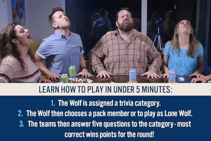 Gray Matters Games The Game of Wolf a Trivia Game for Friends, Families and Teens - style: The Game of Wolf