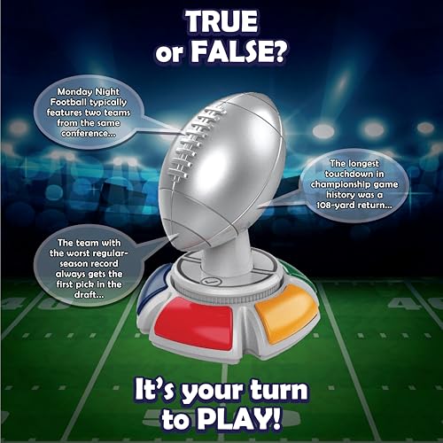 Ultra Pro Fanzone Football Trivia Game - WHO is The Real Fan? Family Party Game Night, Sports Quiz Challenge, Electronic Buzzer, Scoremaster, Gift for Football Fans