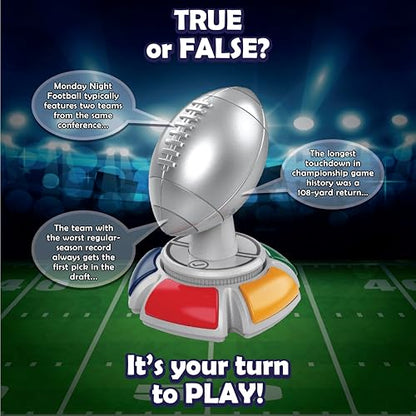 Ultra Pro Fanzone Football Trivia Game - WHO is The Real Fan? Family Party Game Night, Sports Quiz Challenge, Electronic Buzzer, Scoremaster, Gift for Football Fans
