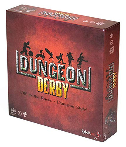 Rabbiteer Dungeon Derby, 3-6 Players, Family Friendly Strategy Board Game | Standard Edition, Real-Time Racing Game, Strategy and Spell Cards Included