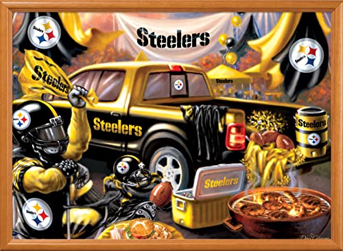 Masterpieces 1000 Piece Steelers Puzzle – Officially Licensed NFL Pittsburgh Steelers Jigsaw for Adults and Family – Non-Glare Finish, Eco-Friendly, Collectible Game Day Puzzle - style: Pittsburgh Steelers