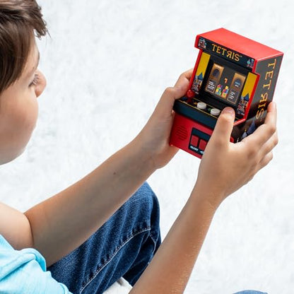 Arcade Classics - Retro Mini Arcade Game, Full Color Screen, Classic Handheld Electronic Game Console, 90s Toy, Great Gift for Kids 8+, Tetris - color: Tetris