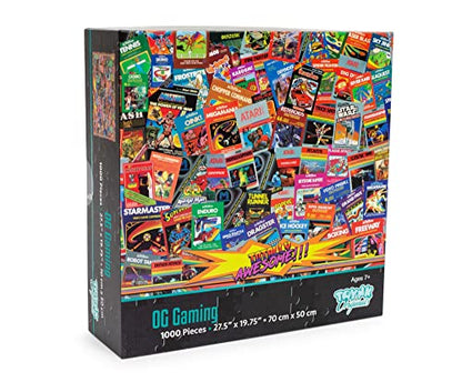 OG Gaming 1000-Piece Jigsaw Puzzle for Adults, Kids | Interactive Brain Teaser, Educational Toys & Games for Home, Indoor Activities, Building Sorting Toys for Creative Play