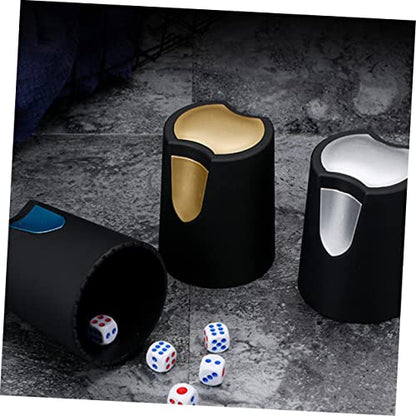 VICASKY 2pcs Plastic Game Dice Cup Premium Dice Storage Container for Ktv Bars and Table Games Stylish Design Plastic Material and Family Fun