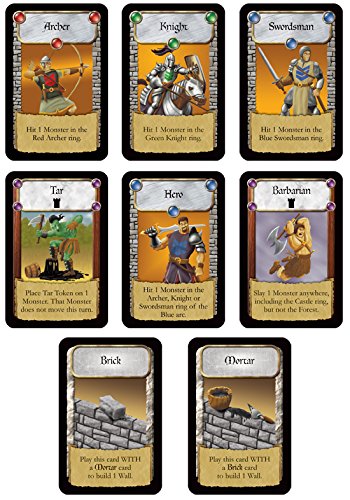 Castle Panic Cooperative Board Game – Defend Towers Against Goblins, Orcs, & Trolls for Game Night – 4 Game Modes – 1 to 6 Players – Strategy Board Games for Adults & Kids 8+ by Fireside Games - style: 1st Edition