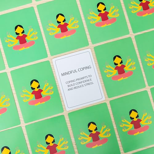 100 Coping Skills Cards for Teens & Adults, Ages 12+ – Mindfulness, Self-Care and Stress Management Activities for Emotional Wellness, Reflection and Calm - style: Coping Activity Cards