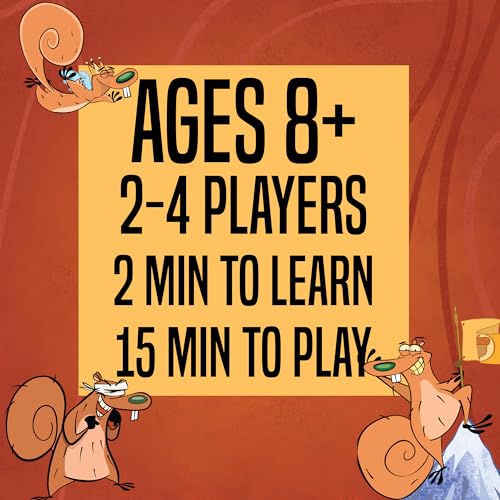 Squirrel Smackdown - The Fast Paced Family Card Game for 2-4 Players | A Twist on the classic "collect 5" game where you steal and strategize to get your set of nuts first - Ages 8+