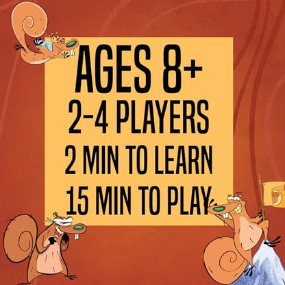 Squirrel Smackdown - The Fast Paced Family Card Game for 2-4 Players | A Twist on the classic "collect 5" game where you steal and strategize to get your set of nuts first - Ages 8+